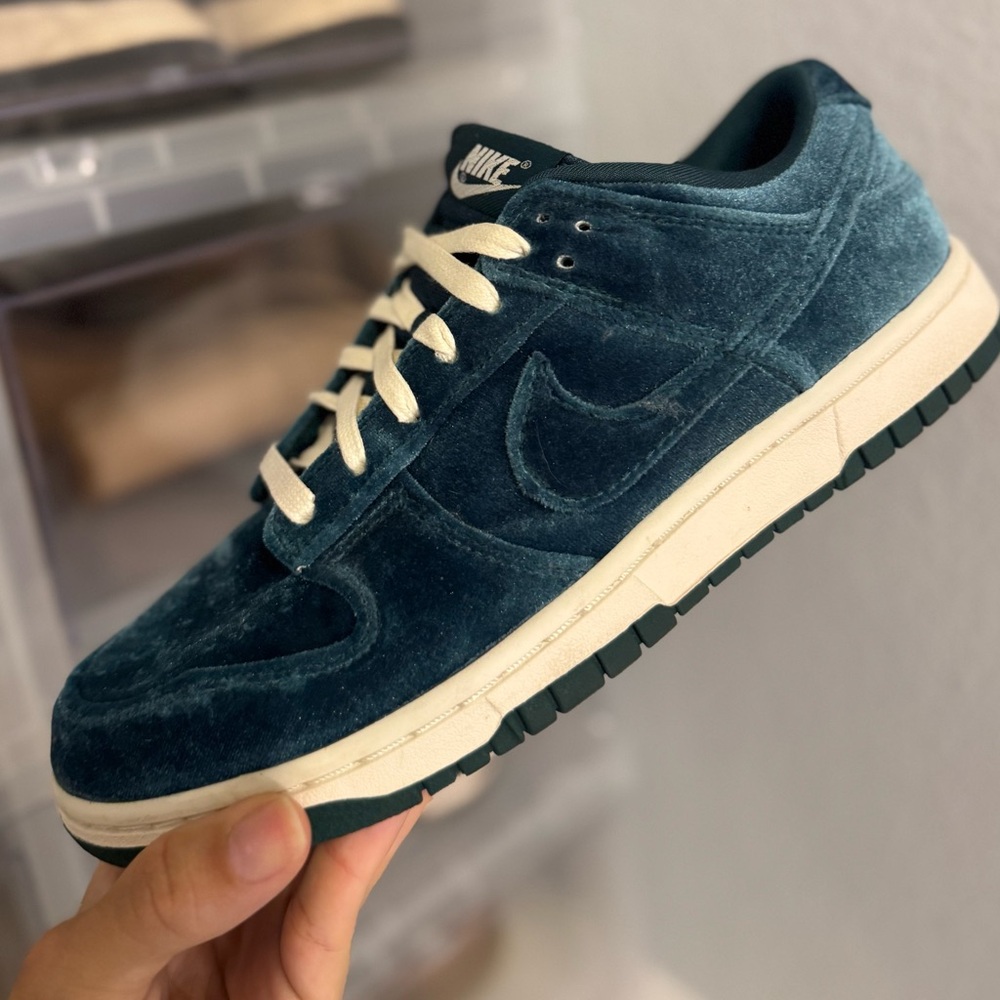 Nike Teal Velvet Sneakers